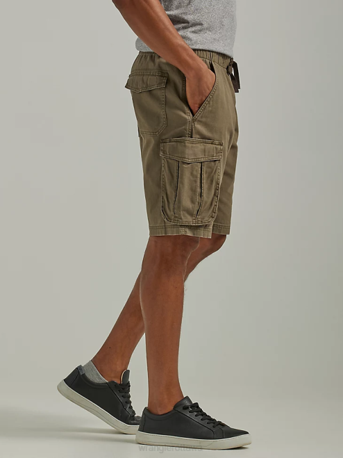 Wrangler Clothing Pine Green (112336242) Men Free To Stretch Drawstring Cargo Short 8V2H552