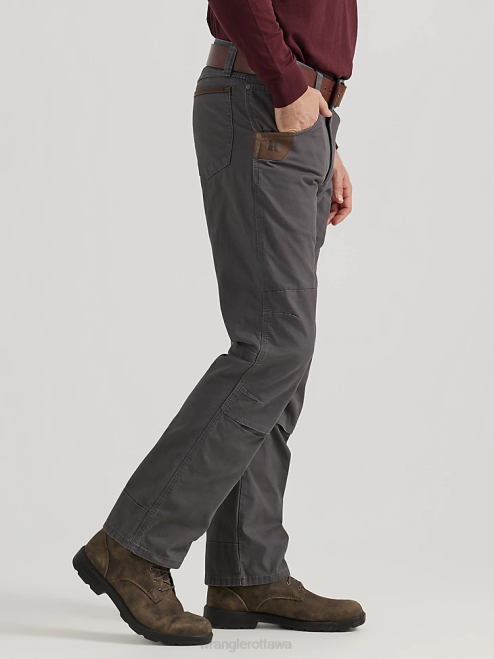 Wrangler Clothing Pinstripe Grey (3W031PG) Men RIGGS WORKWEAR Utility Work Pant 8V2H665