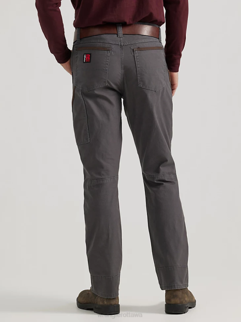 Wrangler Clothing Pinstripe Grey (3W031PG) Men RIGGS WORKWEAR Utility Work Pant 8V2H665