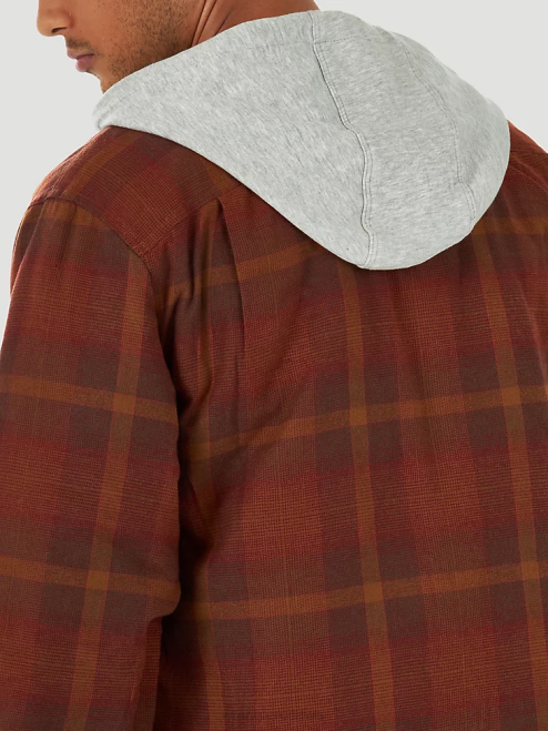 Wrangler Clothing Red (ZHEEPAE) Men Authentics Quilted Flannel Shirt Jacket 8V2H393