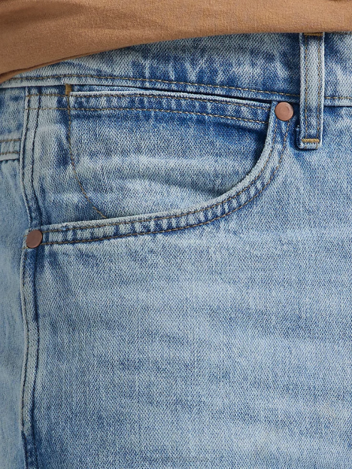 Wrangler Clothing Ripped Light Wash (112335468) Men Heritage Redding Loose Fit Jean 8V2H185