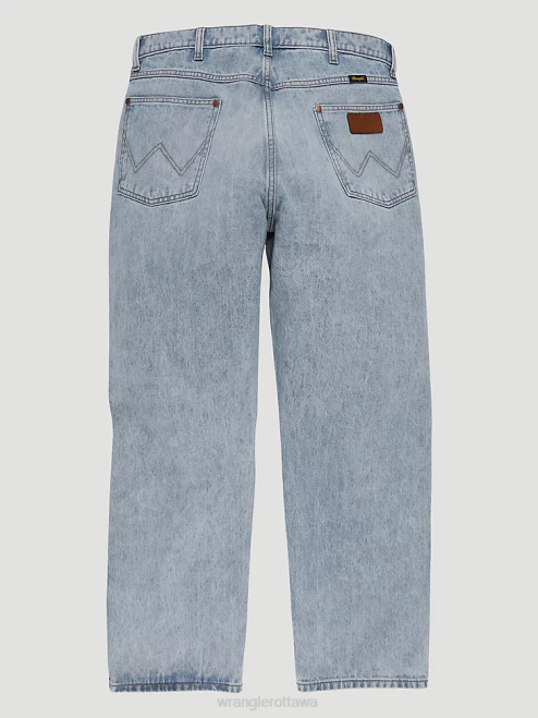 Wrangler Clothing Ripped Light Wash (112335468) Men Heritage Redding Loose Fit Jean 8V2H185