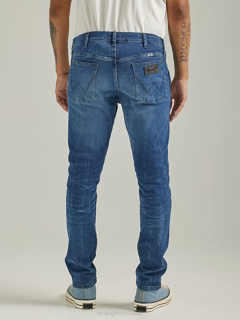 Wrangler Clothing Ripped Light Wash (112335468) Men Heritage Redding Loose Fit Jean 8V2H185