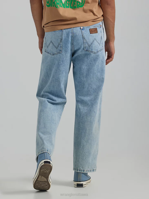 Wrangler Clothing Ripped Light Wash (112335468) Men Heritage Redding Loose Fit Jean 8V2H185
