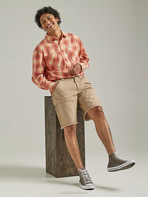Wrangler Clothing Sagebrush (10ZM980SB) Men Authentics Comfort Waist Cargo Short 8V2H564
