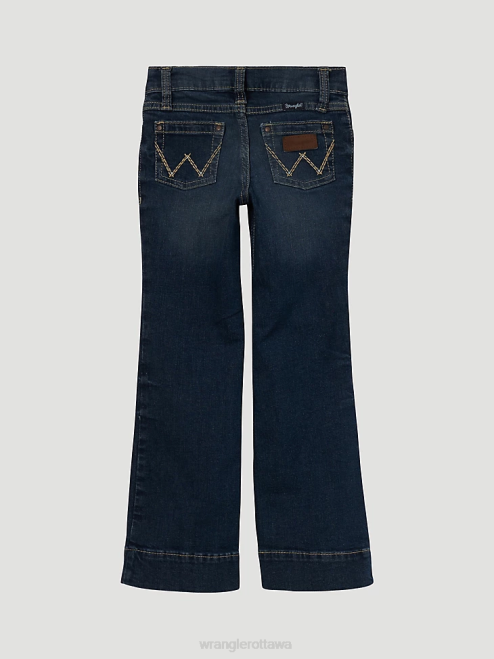 Wrangler Clothing Samantha (112317081) Girls Wide Leg Trouser Jean 8V2H1055