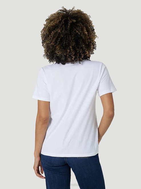 Wrangler Clothing Sea Green (3WF70GR) Women RIGGS Workwear Short Sleeve Performance T-Shirt 8V2H876