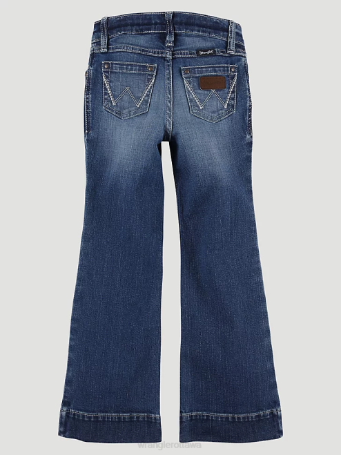 Wrangler Clothing Shelby (112328298) Girls Wide Leg Trouser Jean 8V2H1058