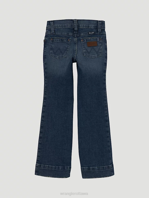 Wrangler Clothing Sophia (112316685) Girls Wide Leg Trouser Jean 8V2H1054