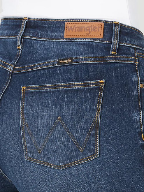 Wrangler Clothing Stockton (MT1STST) Women High Rise True Straight Leg Jean 8V2H774