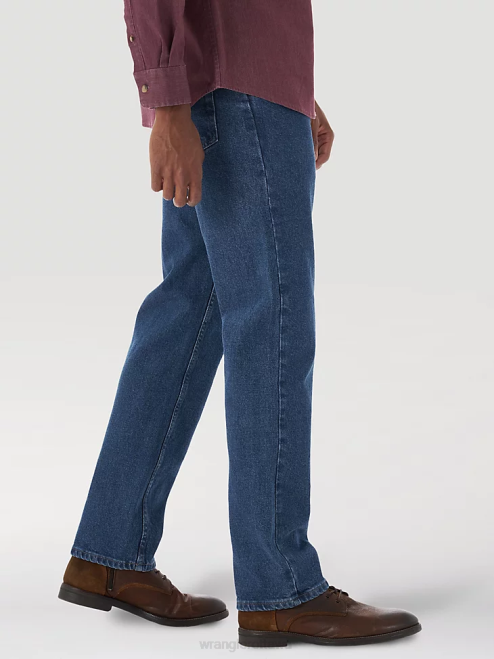 Wrangler Clothing Stone (97FXVMD) Men Five Star Premium Denim Flex for Comfort Relaxed Fit Jean 8V2H81