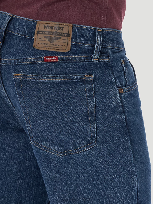 Wrangler Clothing Stone (97FXVMD) Men Five Star Premium Denim Flex for Comfort Relaxed Fit Jean 8V2H81