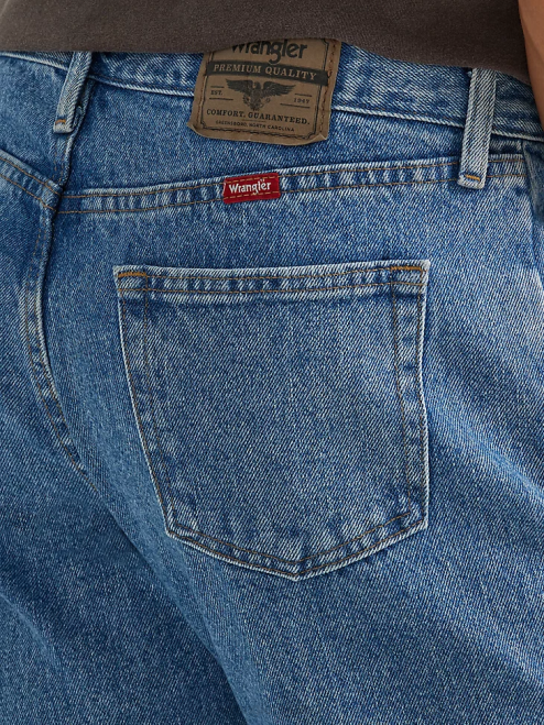 Wrangler Clothing Stone Bleach (97601SB) Men Five Star Premium Denim Relaxed Fit Jean 8V2H88