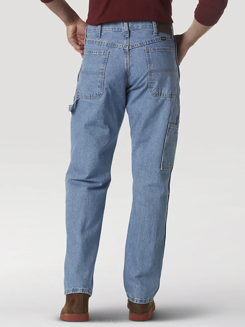 Wrangler Clothing Stone Bleach (MGW40SB) Men Carpenter Jean 8V2H95