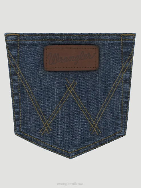 Wrangler Clothing Stone Blue (02MCWST) Men 20X Active Flex Slim Fit Jean 8V2H120