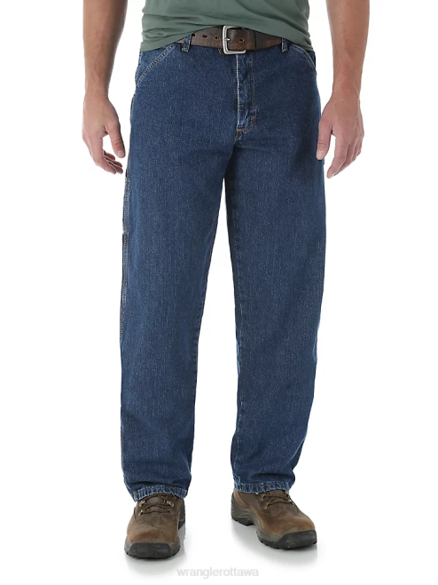 Wrangler Clothing Stone Wash (MGW40SW) Men Carpenter Jean 8V2H94