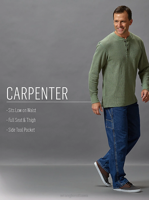 Wrangler Clothing Stone Wash (MGW40SW) Men Carpenter Jean 8V2H94