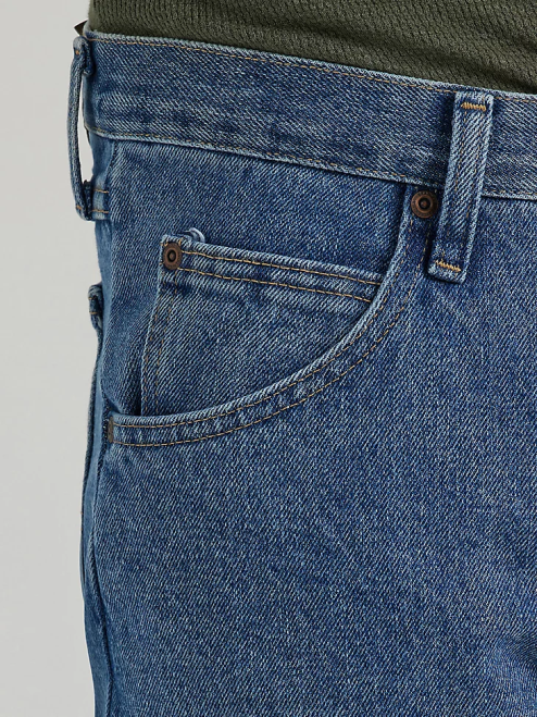 Wrangler Clothing Stonewash Dark (10ZM100SW) Men Authentics Regular Fit Cotton Jean 8V2H153