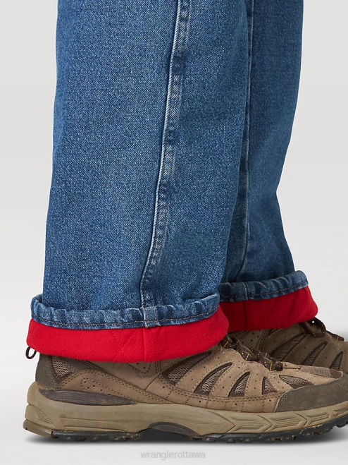 Wrangler Clothing Stonewashed (33213SW) Men Rugged Wear Thermal Jean 8V2H196