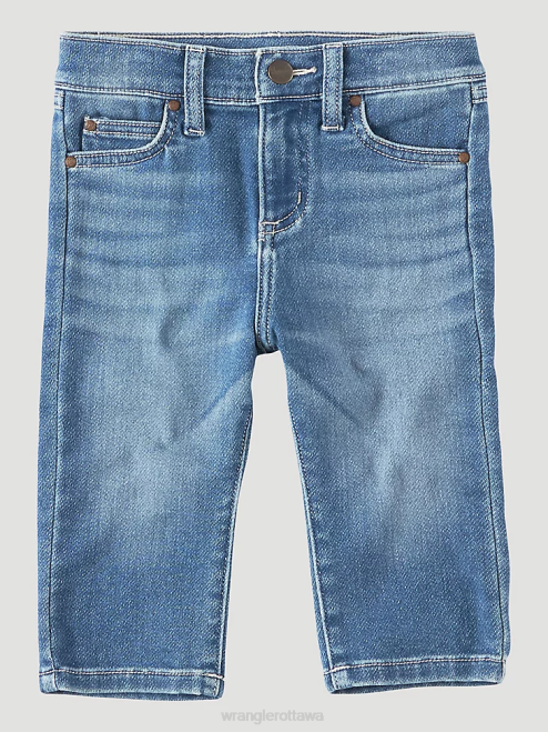 Wrangler Clothing Sunset Blue (112329293) Boys Short Sleeve Western Snap Bodysuit 8V2H1069