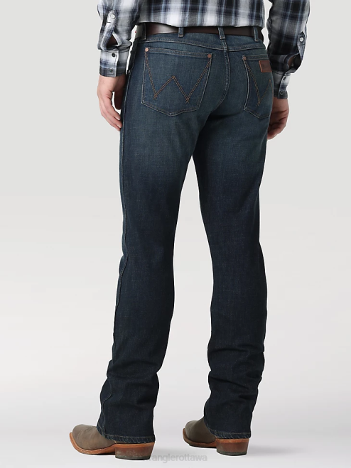 Wrangler Clothing Timber (112323402) Men Retro Slim Fit Bootcut Jean 8V2H10