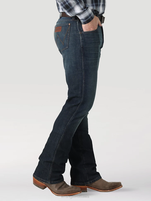 Wrangler Clothing Timber (112323402) Men Retro Slim Fit Bootcut Jean 8V2H10