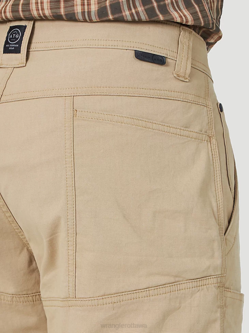 Wrangler Clothing Travertine (NS923TR) Men ATG Side Pocket Utility Short 8V2H608