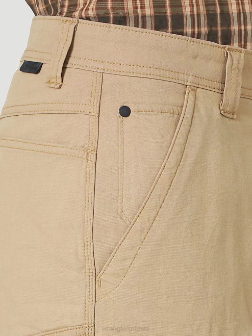 Wrangler Clothing Travertine (NS923TR) Men ATG Side Pocket Utility Short 8V2H608