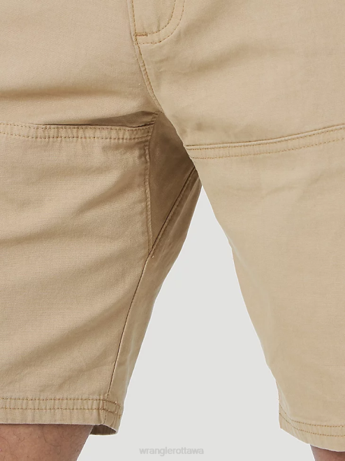 Wrangler Clothing Travertine (NS923TR) Men ATG Side Pocket Utility Short 8V2H608
