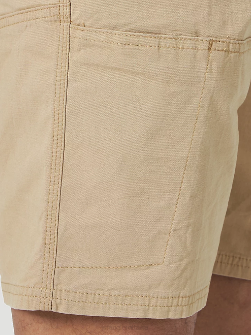 Wrangler Clothing Travertine (NS923TR) Men ATG Side Pocket Utility Short 8V2H608