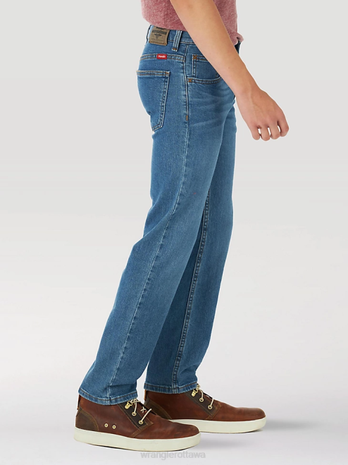 Wrangler Clothing True Indigo (5WNHWTD) Boys Five Star Flex Straight Leg Jean 8V2H985