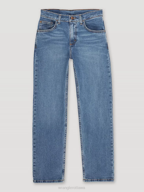 Wrangler Clothing True Indigo (5WNLWTD) Boys Five Star Flex Straight Leg Jean 8V2H1002