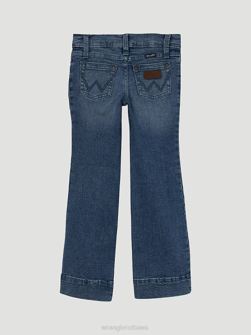 Wrangler Clothing Vicki (112316684) Girls Wide Leg Trouser Jean 8V2H1053