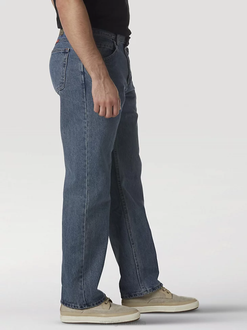Wrangler Clothing Vintage (97601VR) Men Five Star Premium Denim Relaxed Fit Jean 8V2H89