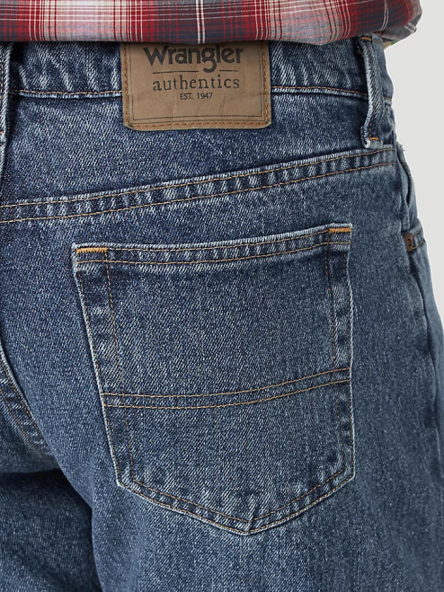 Wrangler Clothing Vintage Blue (10ZM100VG) Men Authentics Regular Fit Cotton Jean 8V2H152