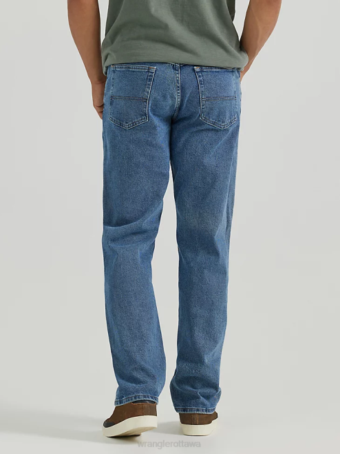 Wrangler Clothing Vintage Blue (10ZM200VF) Men Authentics Relaxed Fit Flex Jean 8V2H104