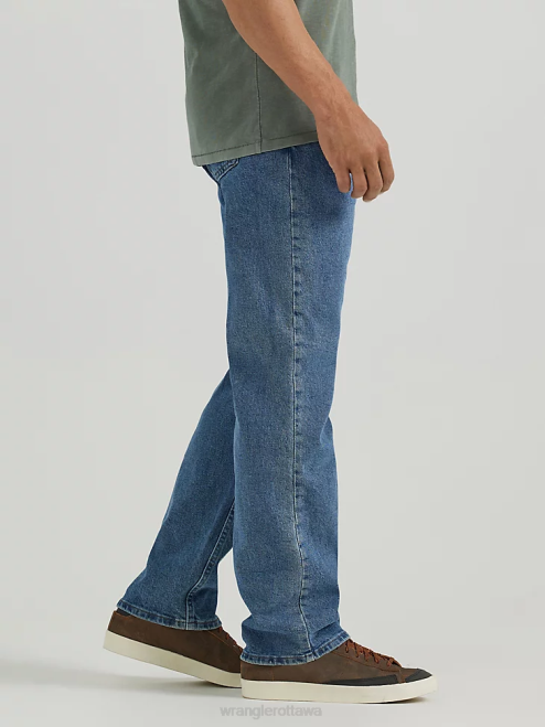 Wrangler Clothing Vintage Blue (10ZM200VF) Men Authentics Relaxed Fit Flex Jean 8V2H104