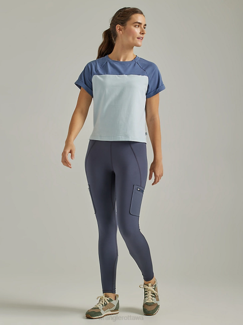 Wrangler Clothing Vintage Indigo (112333846) Women ATG By Compass Tee 8V2H875