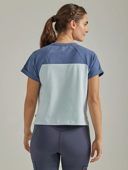 Wrangler Clothing Vintage Indigo (112333846) Women ATG By Compass Tee 8V2H875