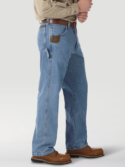 Wrangler Clothing Vintage Indigo (3W020VI) Men RIGGS Workwear Carpenter 8V2H157