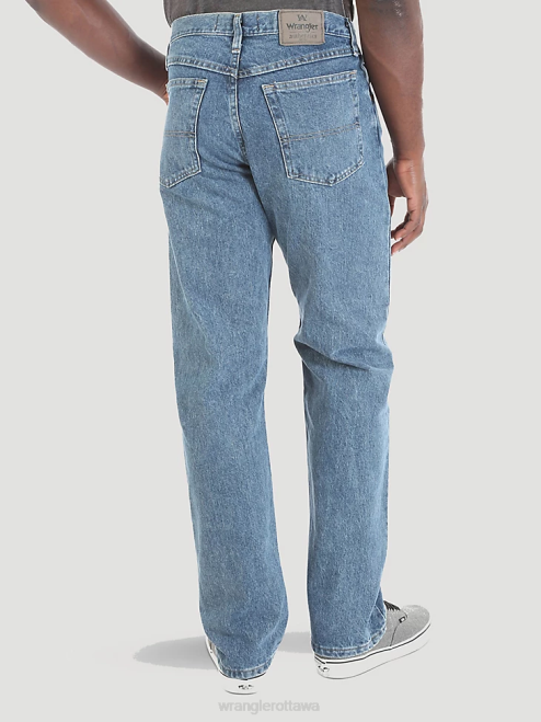 Wrangler Clothing Vintage Stone (10ZM200VS) Men Authentics Relaxed Fit Cotton Jean 8V2H111
