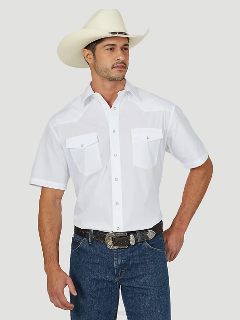 Wrangler Clothing Washed Black (112335452) Men Heritage Workshirt 8V2H474