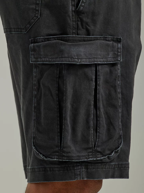 Wrangler Clothing Washed Black (112336240) Men Free To Stretch Drawstring Cargo Short 8V2H553