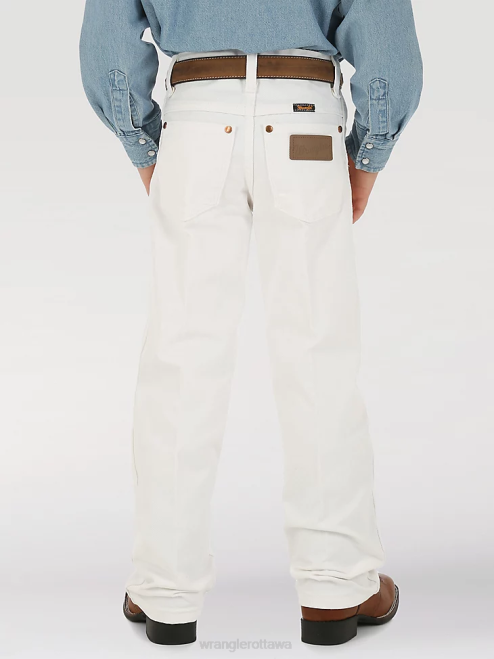 Wrangler Clothing White (13MWBWI) Boys Cowboy Cut Original Fit Jean 8V2H937