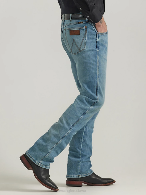 Wrangler Clothing Wild Bluff (112330383) Men The Retro Premium Jean Slim Straight 8V2H76