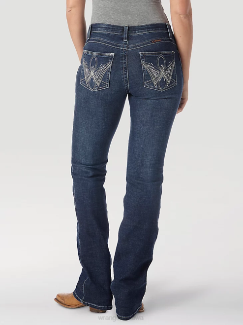 Wrangler Clothing Wild Streak (WRQ20WI) Women Ultimate Riding Jean Q-Baby 8V2H761