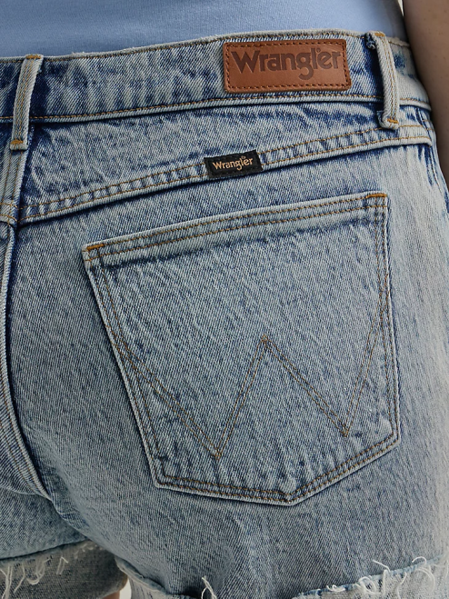 Wrangler Clothing Wildflower (112333497) Women Destructed Denim Roll Short 8V2H851