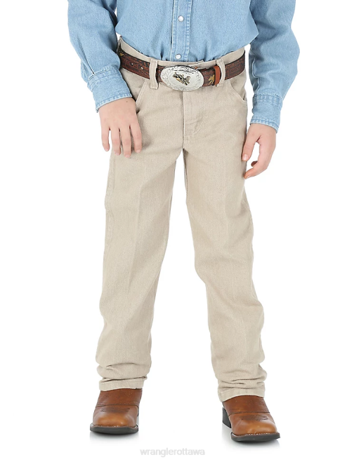 Wrangler Clothing Prewashed Tan (13MWJTN) Boys Cowboy Cut Original Fit Jean 8V2H952