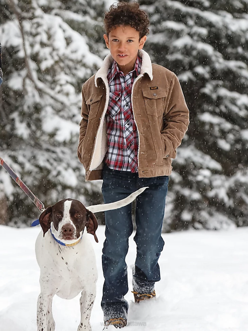 Wrangler Clothing Stone (112323567T) Boys Retro Slim Straight Jean 8V2H1066