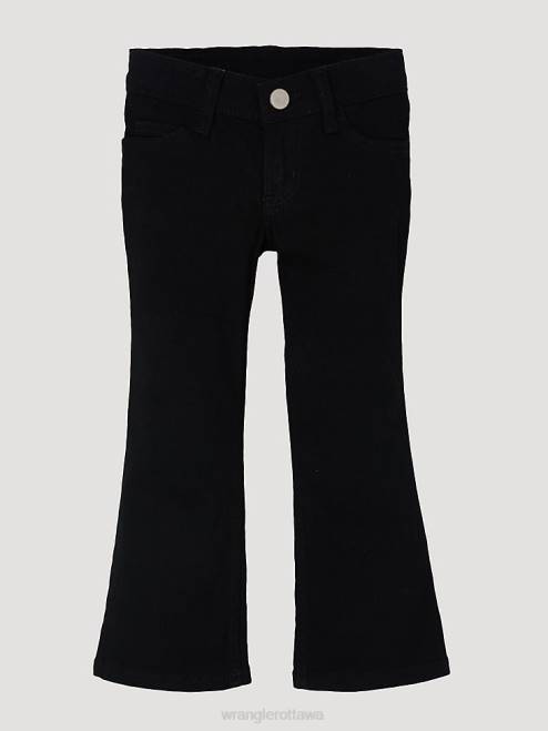 Wrangler Clothing Black (1009MWGBB) Girls Premium Patch Jean 8V2H1043